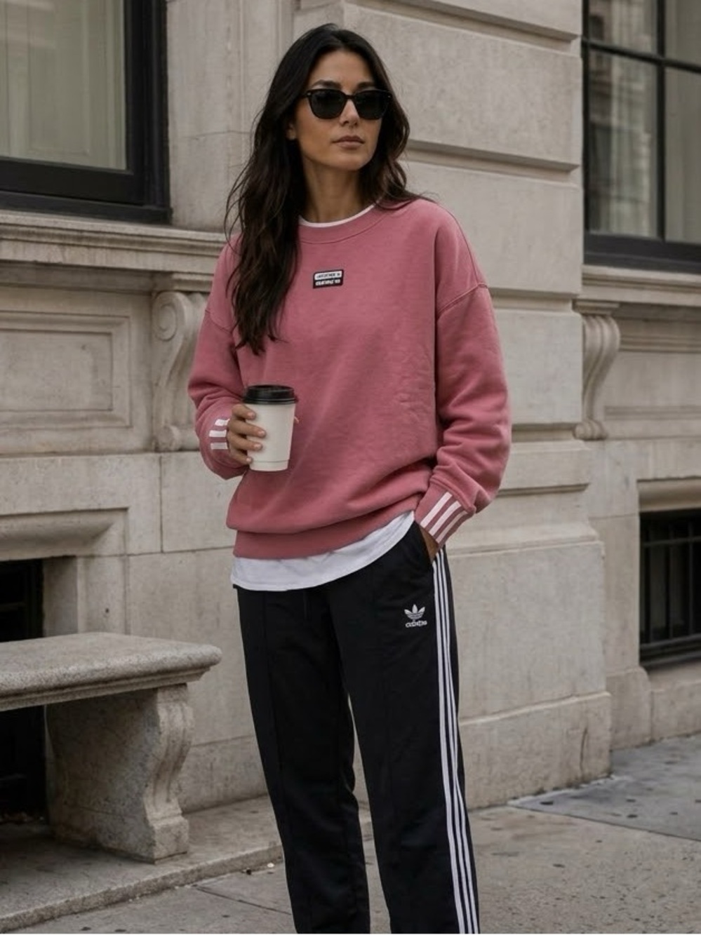 Adidas Originals Ryrv Vocal Oversized Crewneck Sweatshirt Size Medium Y2K Fall